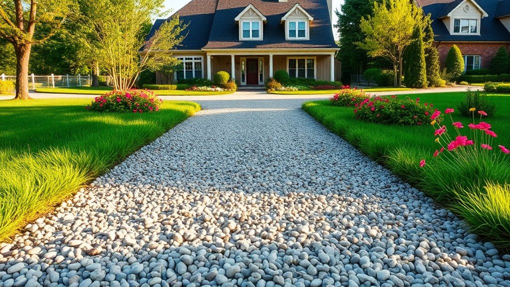 driveway material affects value