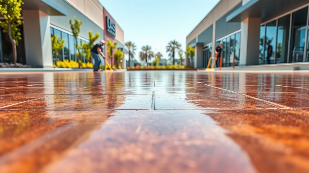 durable commercial resin driveways