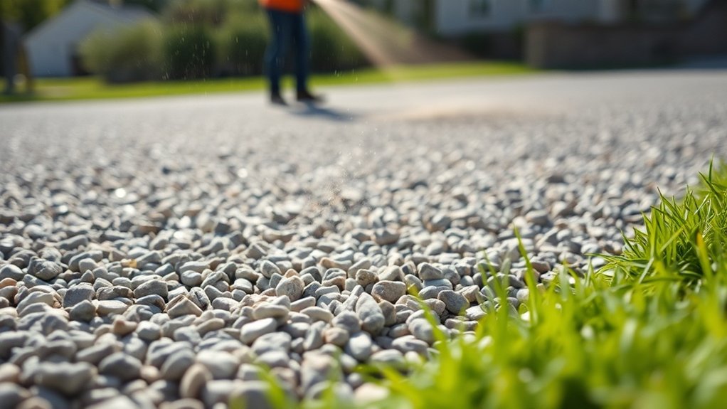 dust free gravel driveway solutions