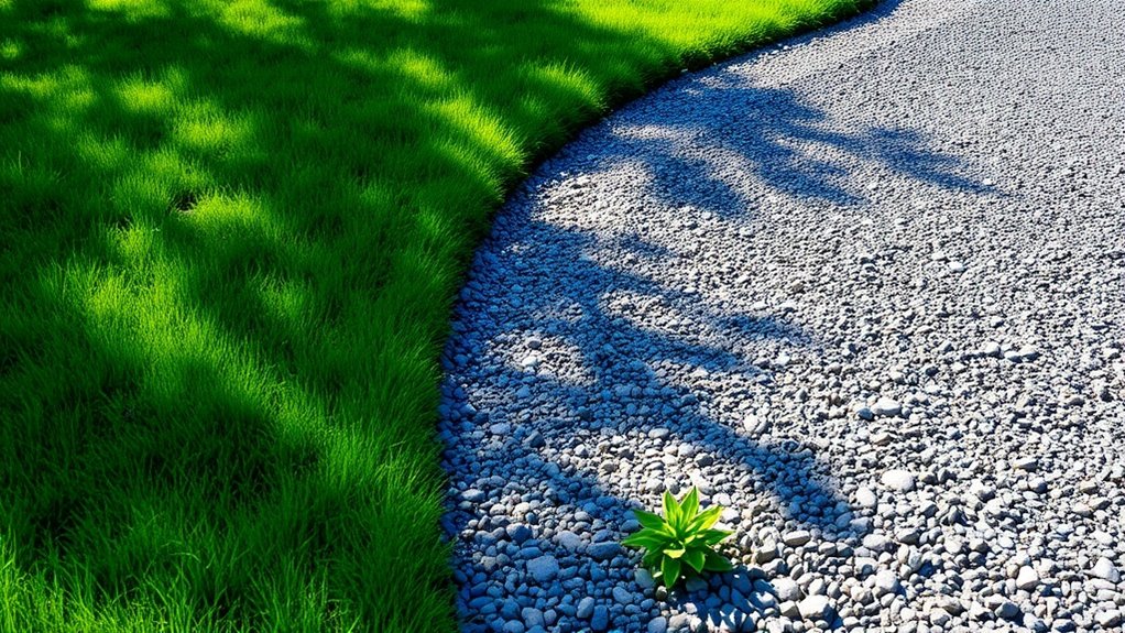 effective gravel driveway drainage