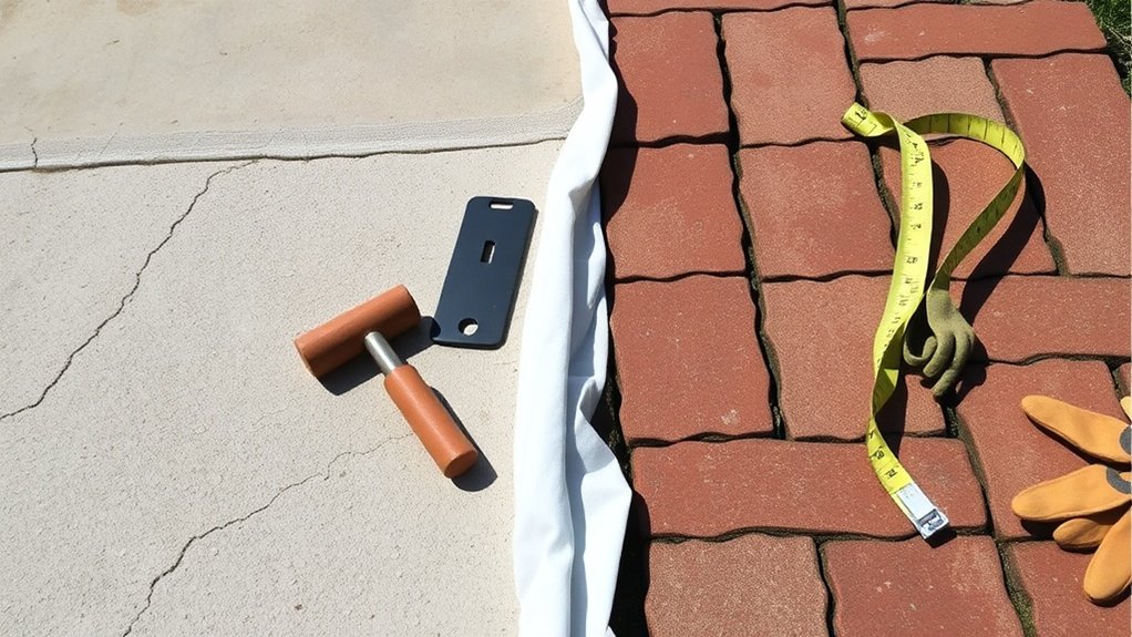 essential tools for paver installation