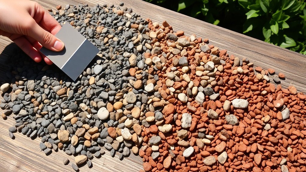 gravel color enhances aesthetics