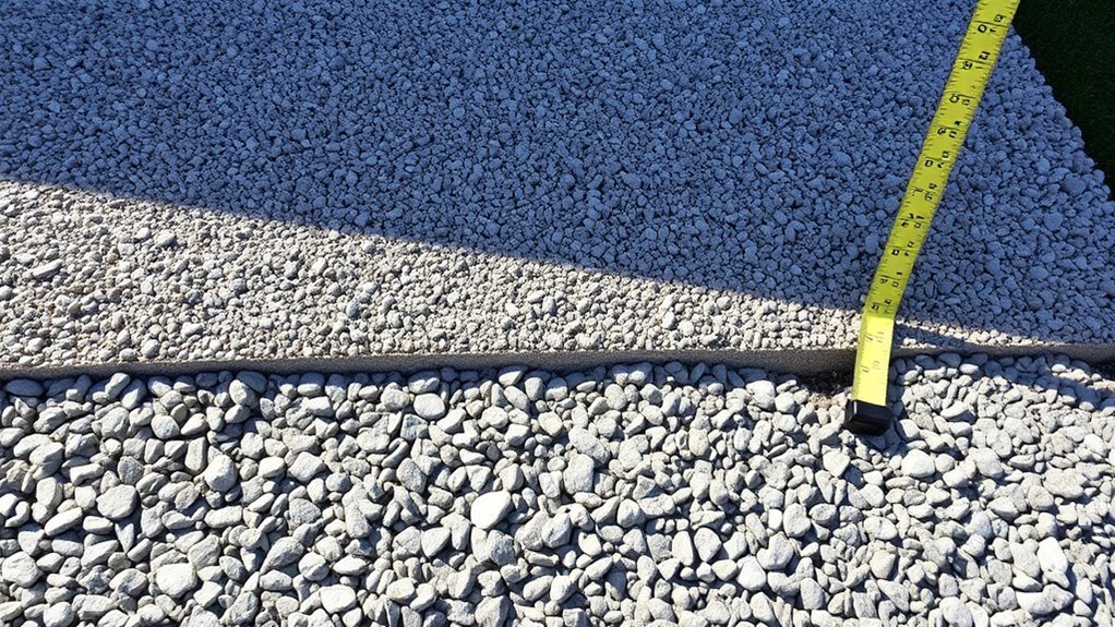 gravel driveway depth guidelines