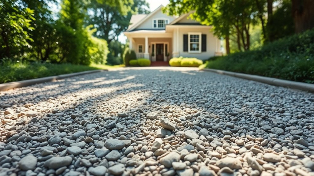 gravel driveway depth recommendations