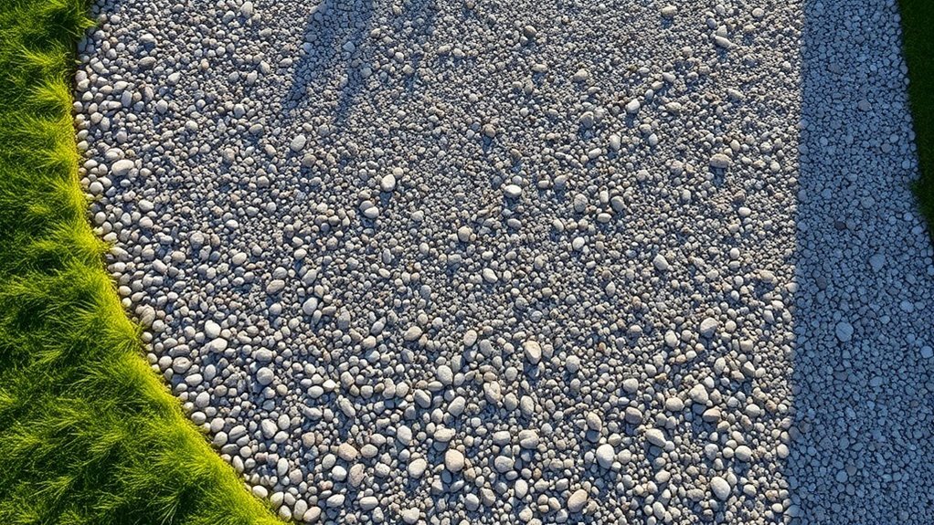 gravel driveway layering materials
