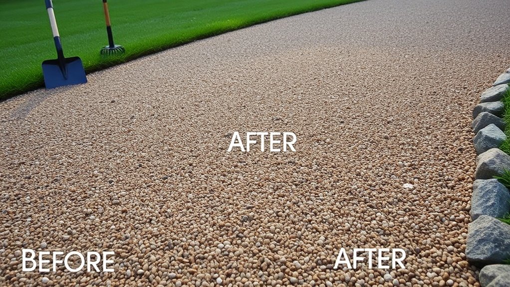 gravel driveway maintenance tips