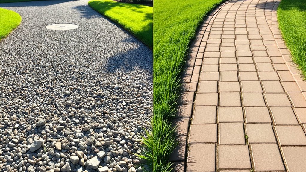 gravel longevity versus block paving