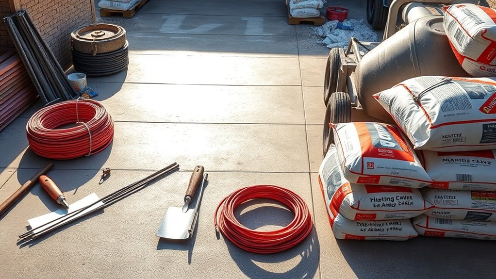 heated driveway installation checklist
