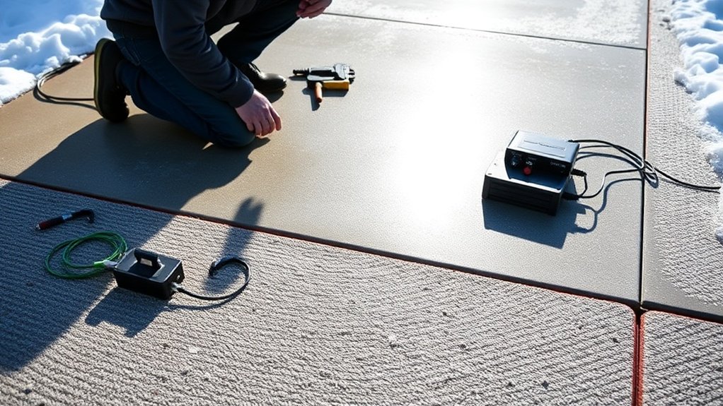 heated driveway maintenance tips