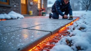 heated driveway snow removal