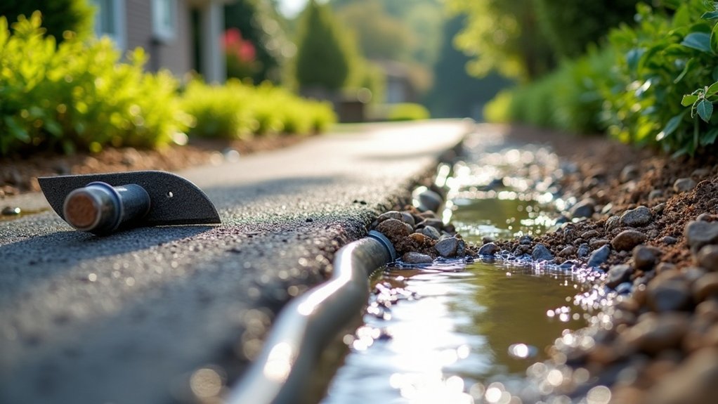 manage resin driveway drainage
