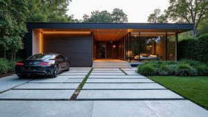 modern concrete driveway designs