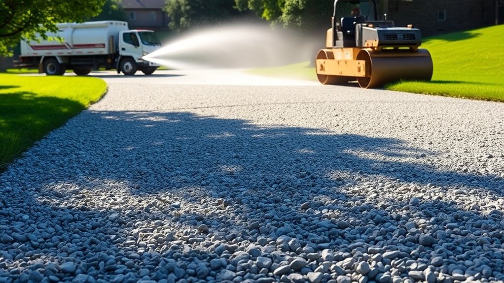 optimal gravel dust control