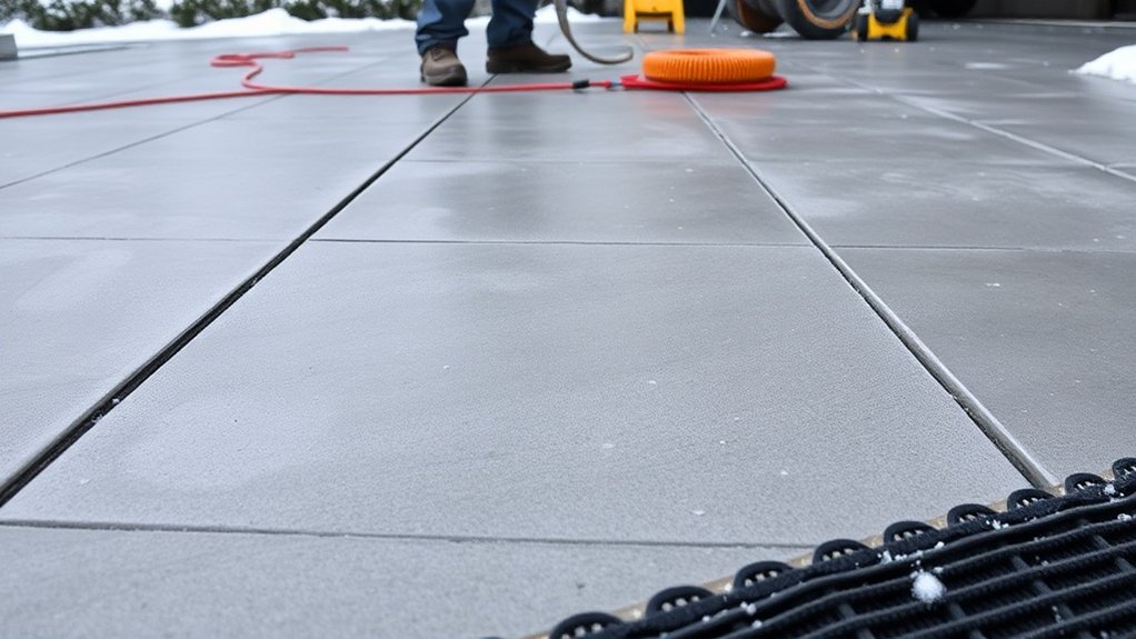 optimal insulation for driveways