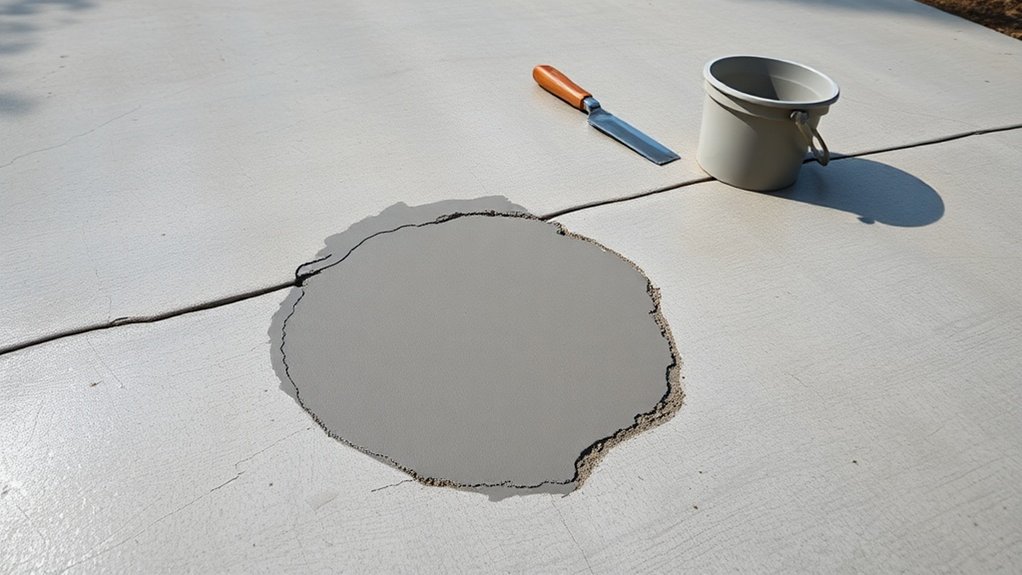 partial depth concrete repair technique