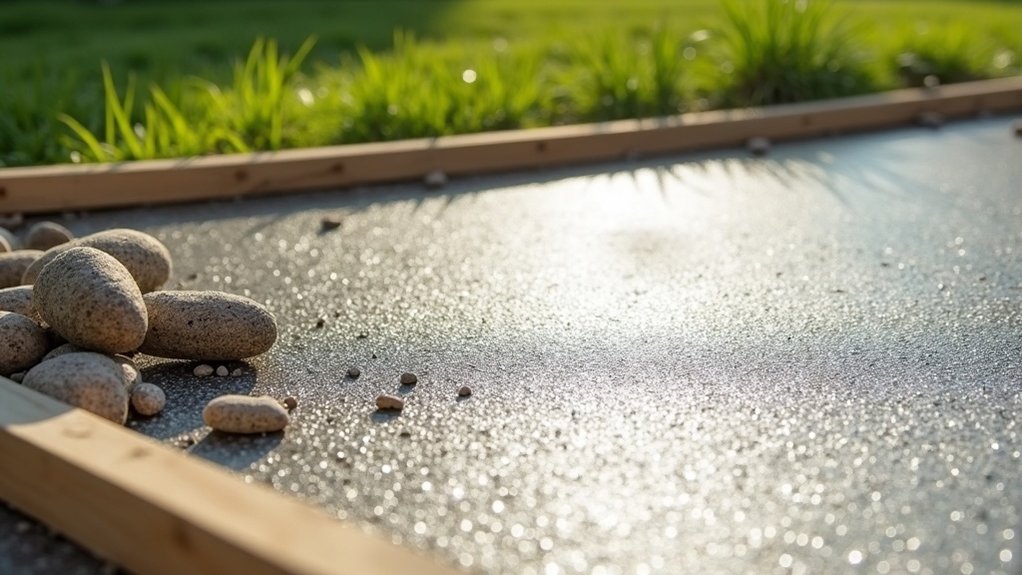 prevent concrete driveway settling