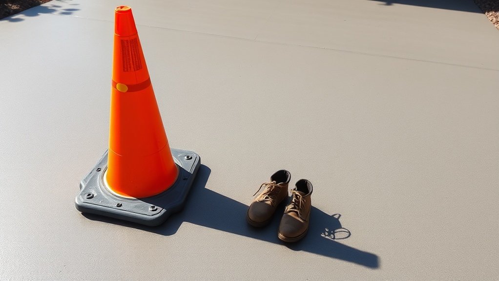 protect new concrete surface