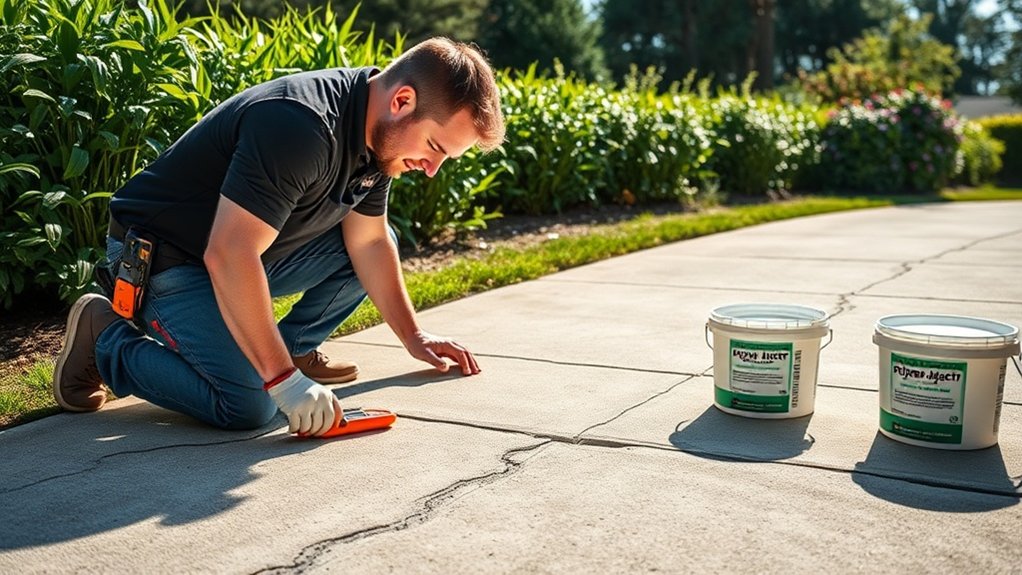 regular concrete driveway inspections