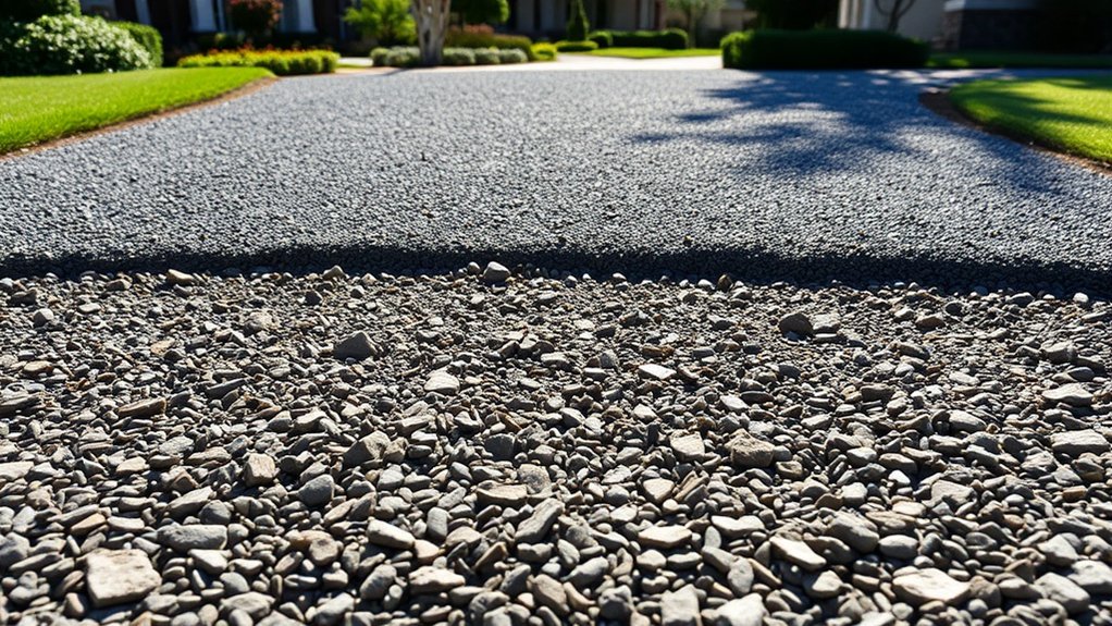 regular gravel driveway maintenance