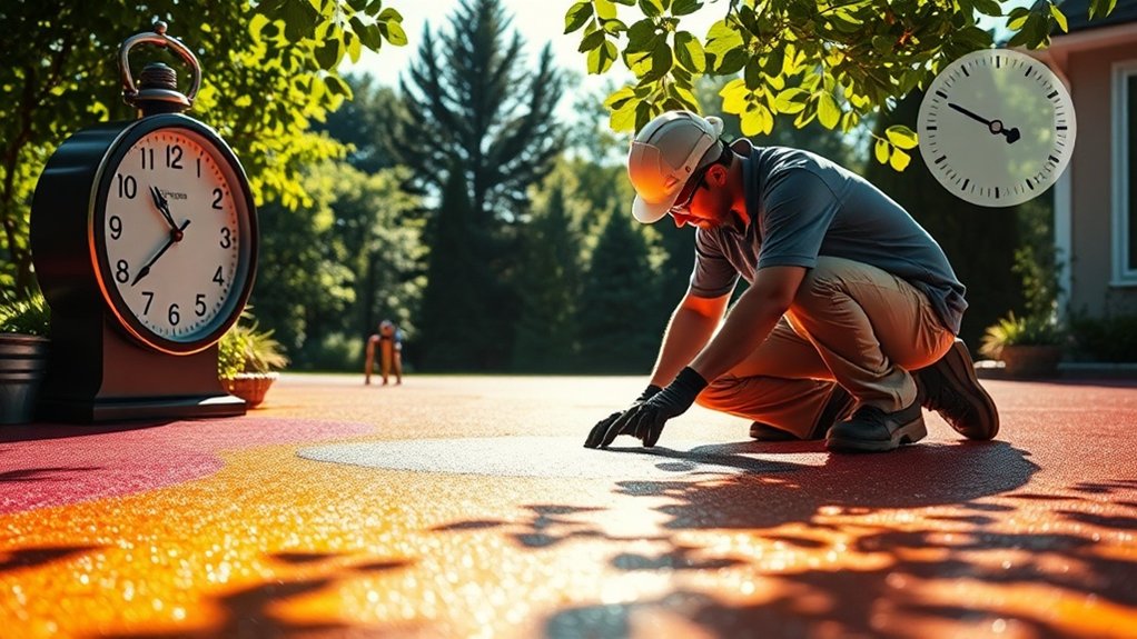 resin driveway installation timeline