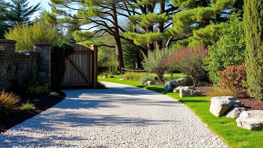 secure gravel driveway maintenance