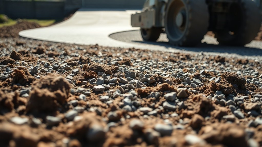 soil preparation ensures driveway stability
