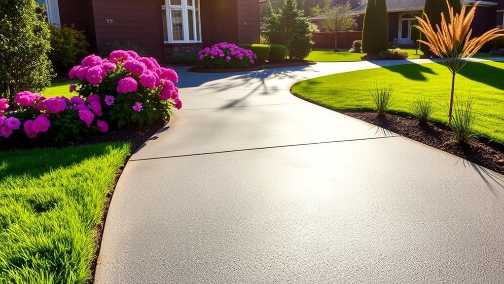 sustainable concrete driveway solution
