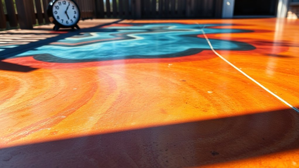 timing curing surface preparation