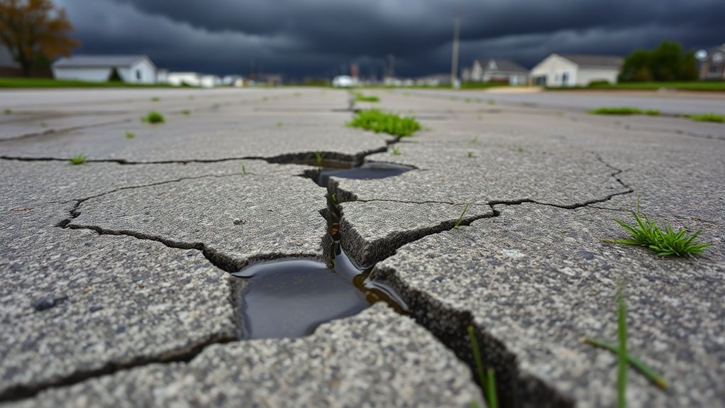 weather impacts concrete driveways
