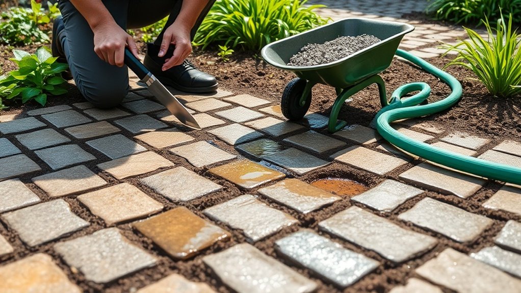 addressing permeable driveway drainage