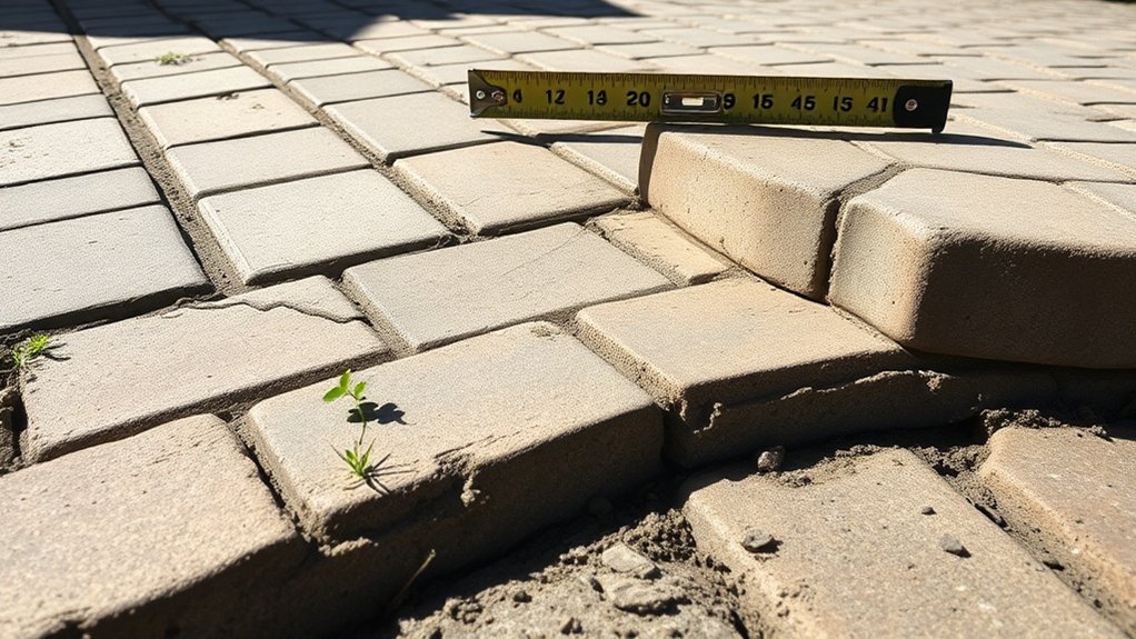 causes of driveway sinking