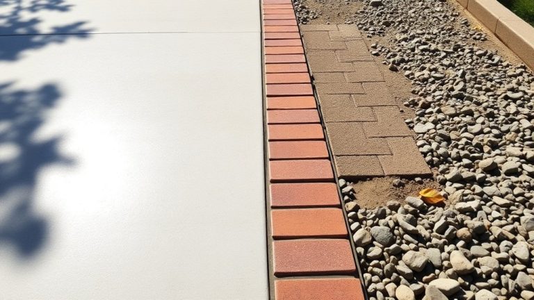 cleanest driveway material options