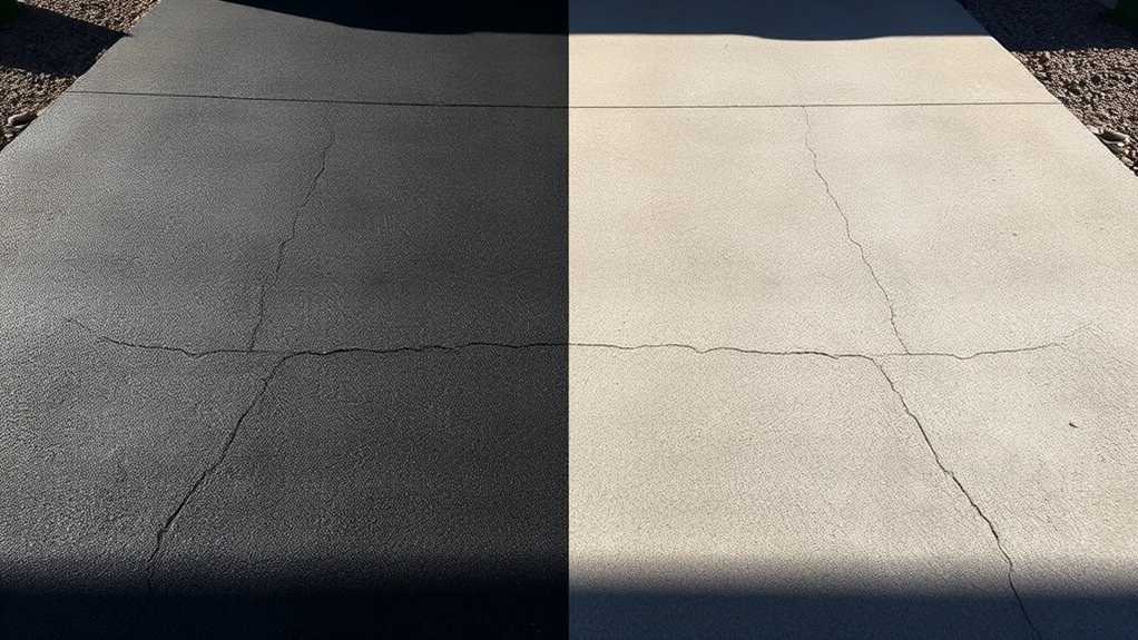 concrete outlasts tarmac significantly