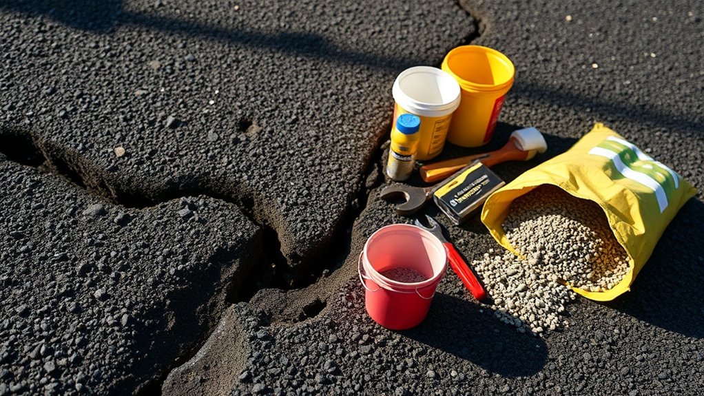 driveway crack repair costs