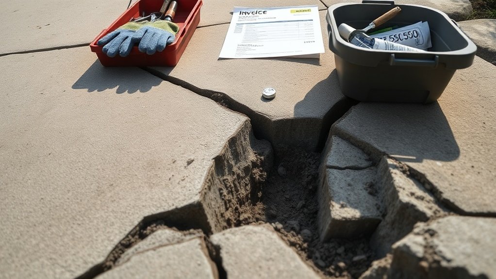 driveway repair cost breakdown