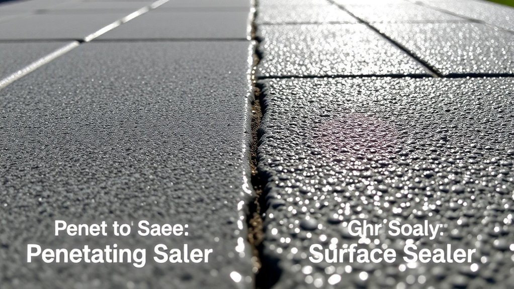 penetrating vs surface sealers