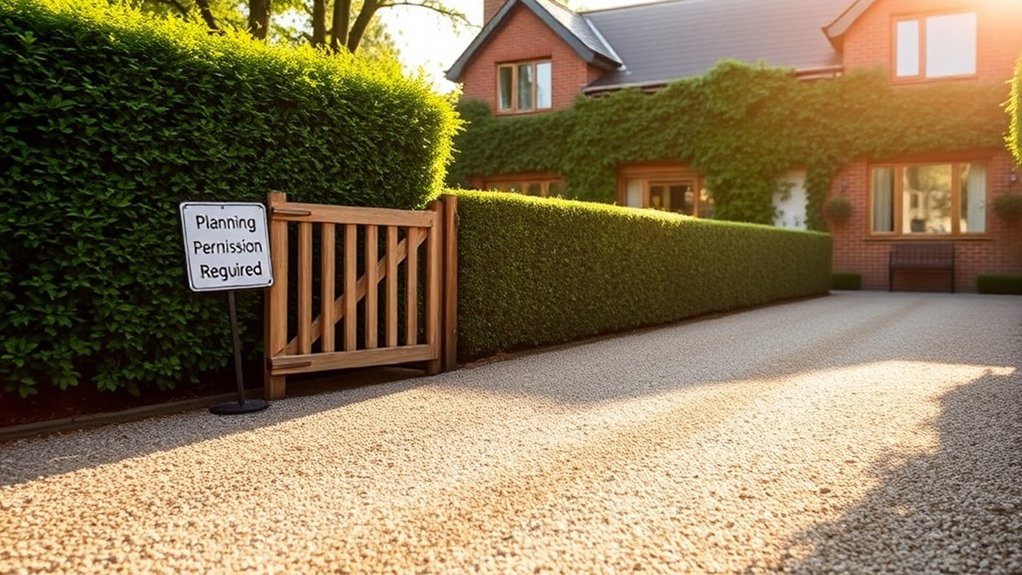 planning permission for driveways