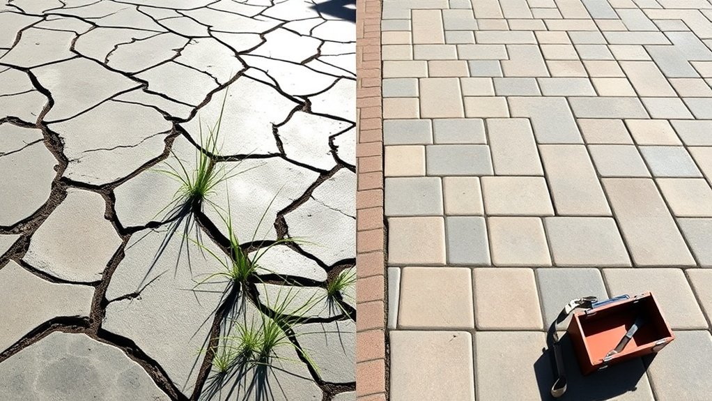 recognize driveway damage signs