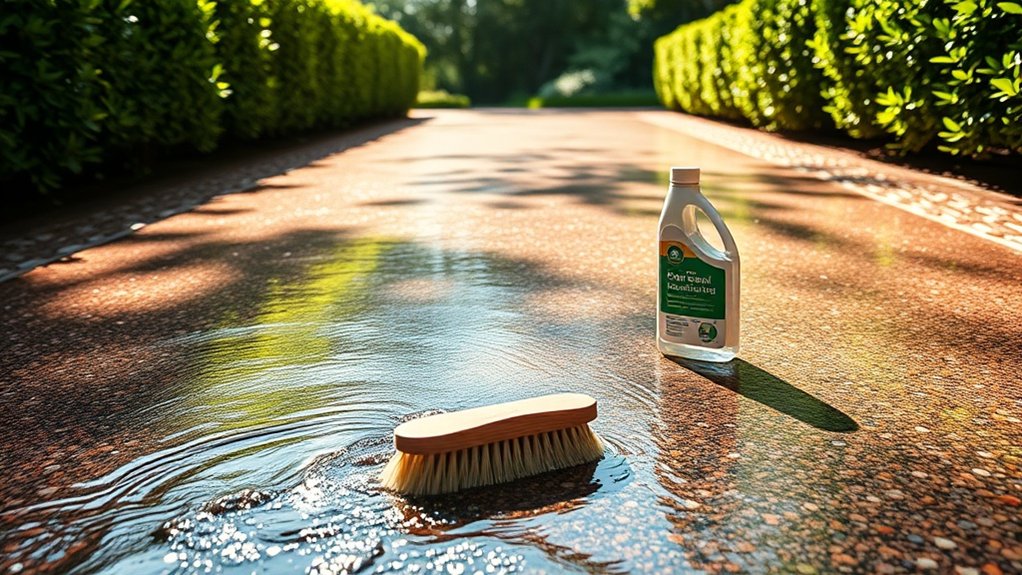 regular resin driveway cleaning