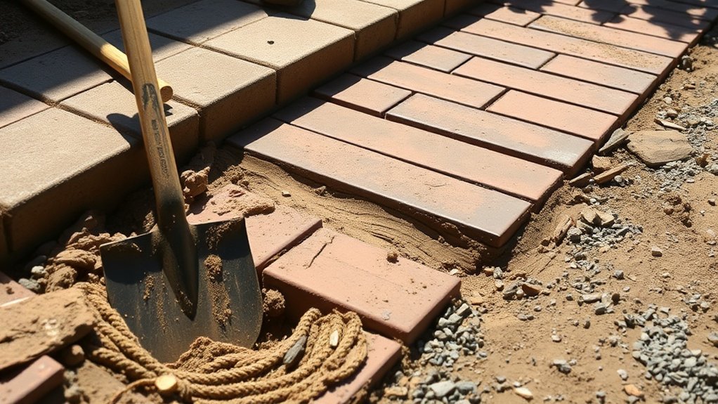 repair sinking block paving