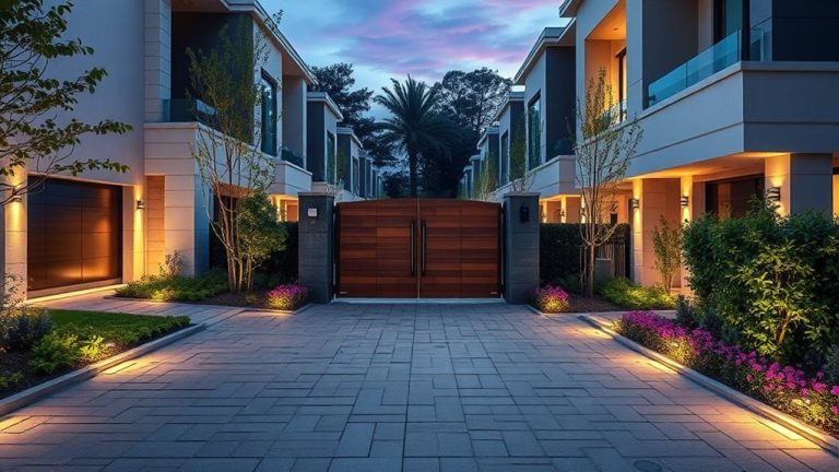 stylish urban driveway designs