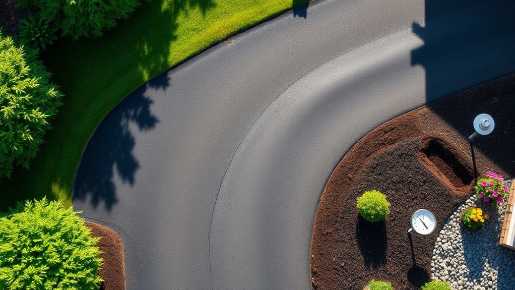 assessing drainage for driveways