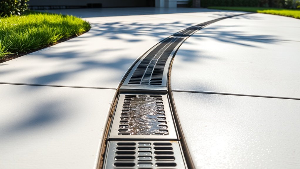 channel drains for garages