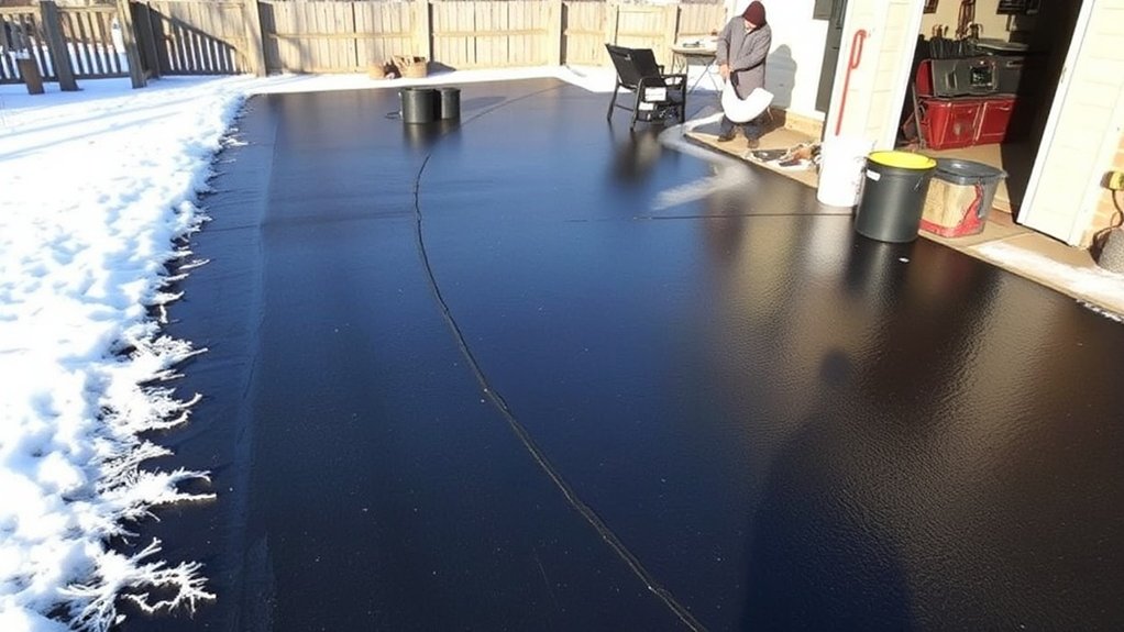 cold weather sealing preparation