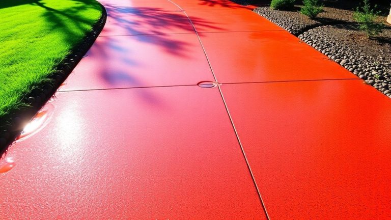 drainage considerations for resin