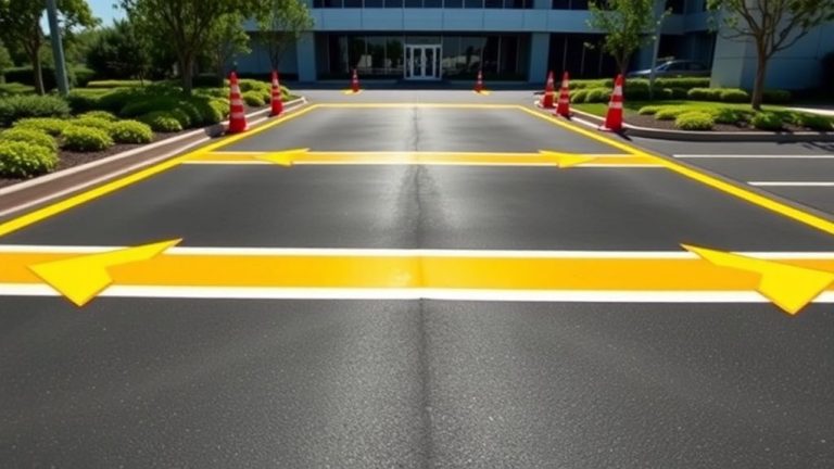 driveway marking for businesses