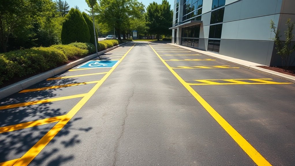 driveway markings compliance regulations