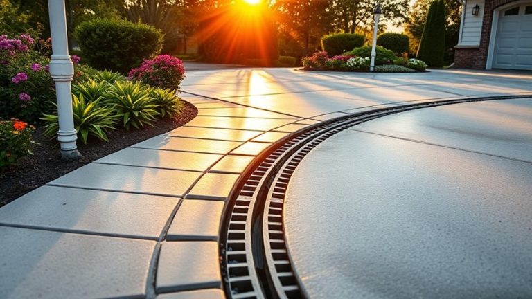 driveway water damage prevention