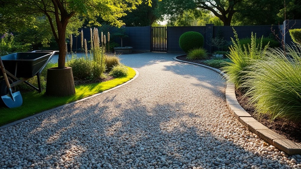 gravel driveway installation steps
