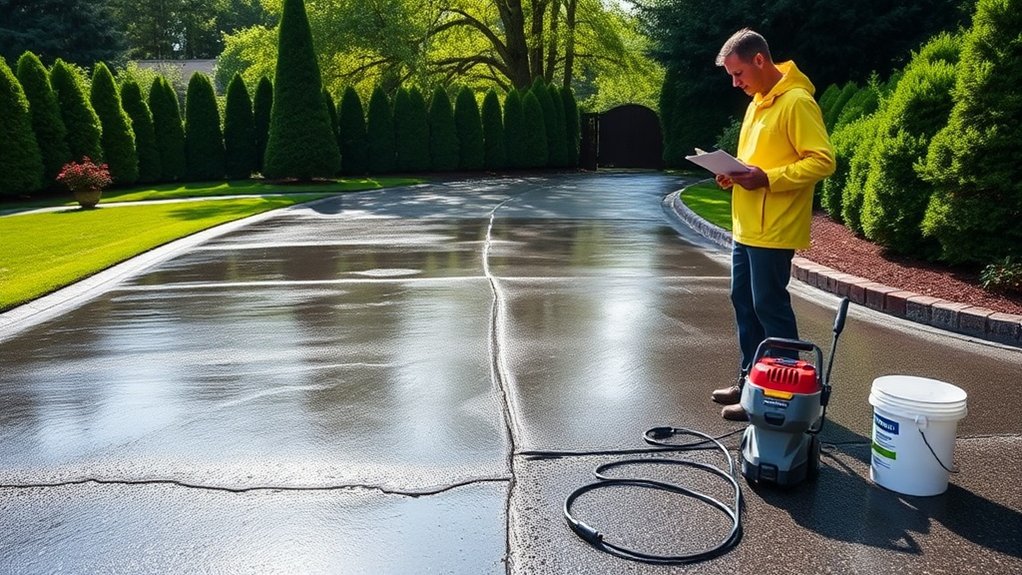 regular driveway maintenance practices